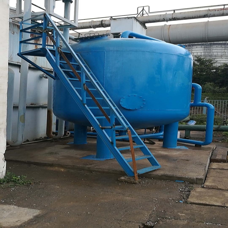 云南工業污水后端60噸除鐵錳過濾器