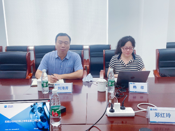 黨委副書記、總經理劉海濤赴無錫公司開展主題教育調研